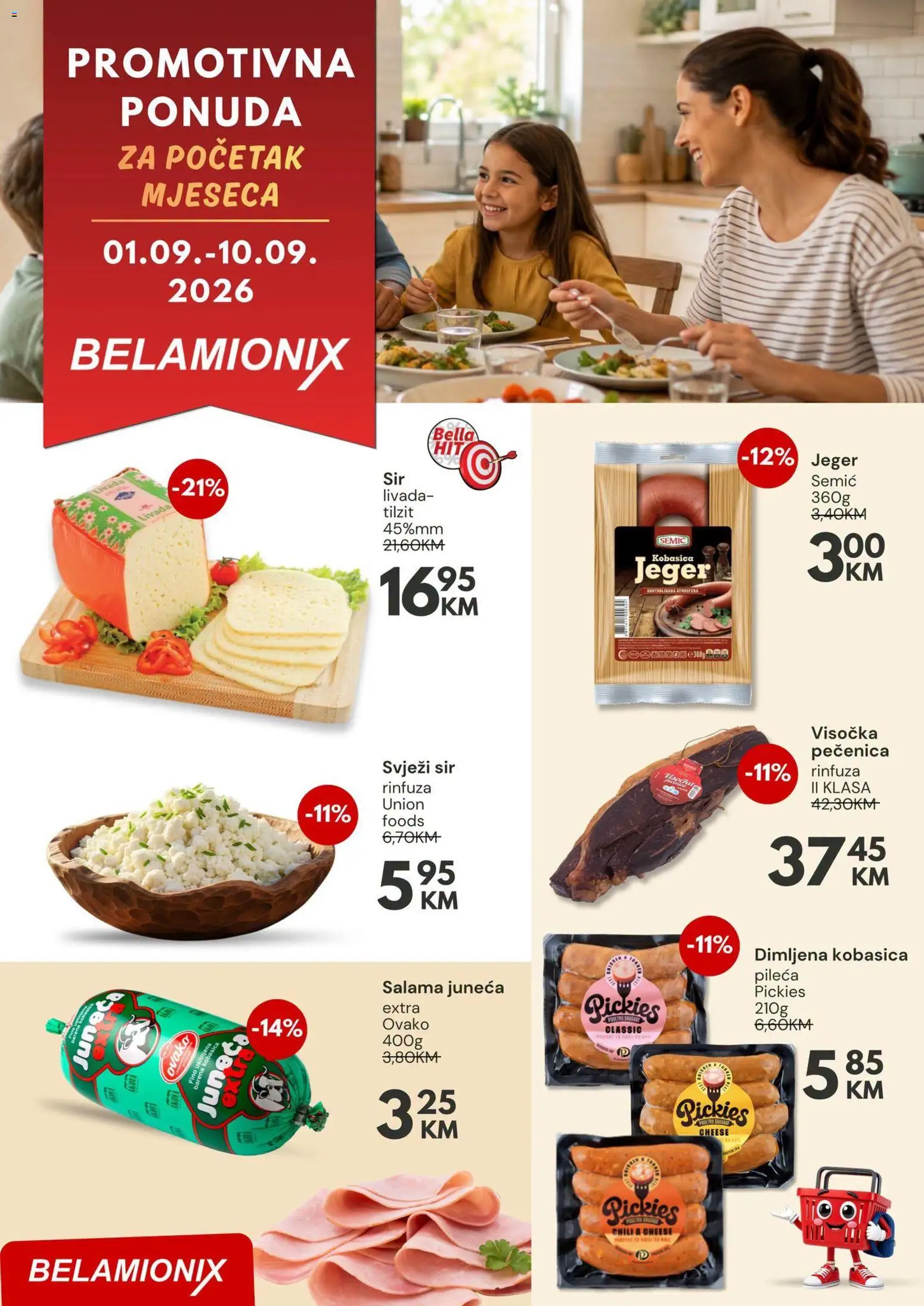 Pregled letka Belamionix Promotivna ponuda trgovine Belamionix vrijedi od 01.09.2026