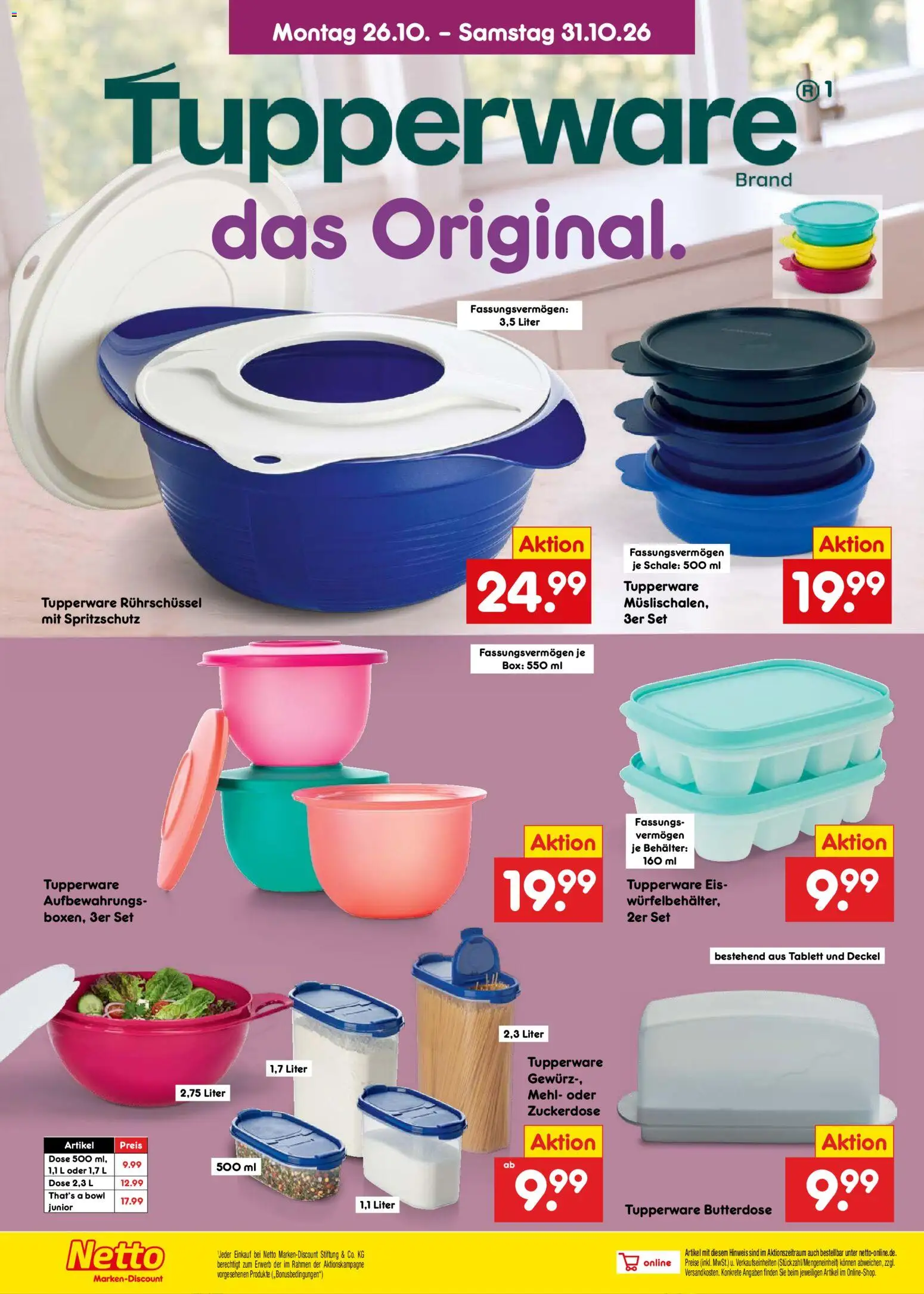 Vorschau von dem Prospekt des Geschäftes Netto Marken-Discount, gültig ab dem 26.10.2026
