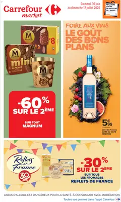Prévisualisation de Carrefour Market Foire aux vins du magasin Carrefour Market formulaire valide 30/06/2026