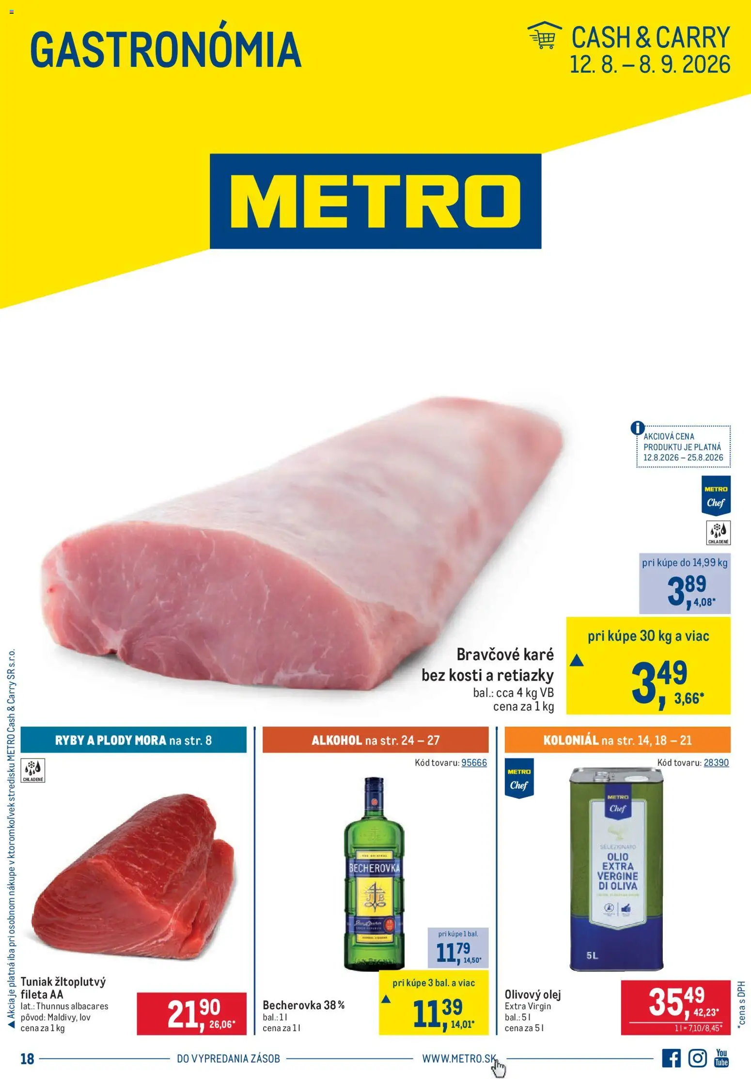 Náhľad Metro letáku platného od 12.08.2026