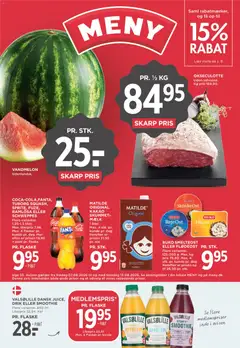 Eksempel på tilbudsavis Meny - Tilbudsavis uge 33 fra butik Meny gyldig fra 07/08/2026