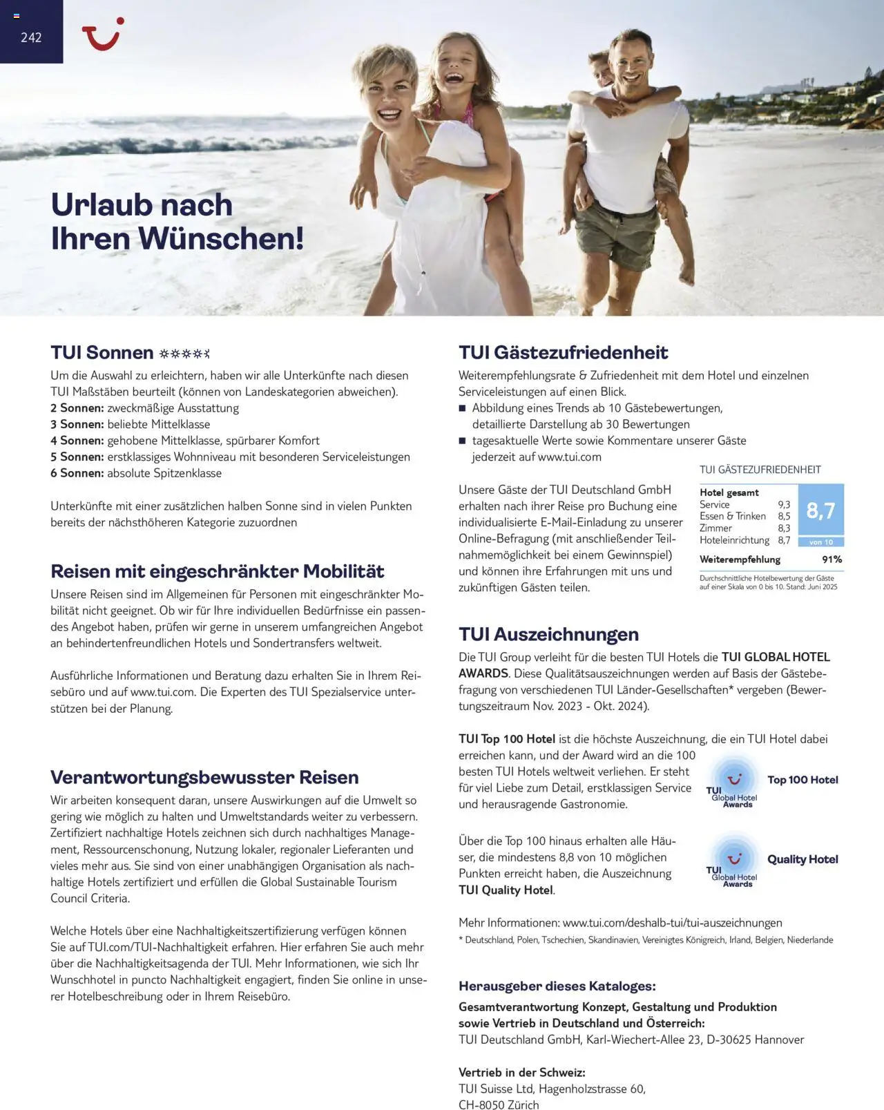 Vorschau von dem Prospekt des Geschäftes TUI, gültig ab dem 01.11.2025 - Top