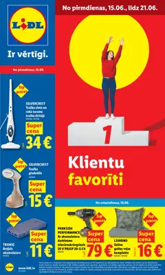Skatīt Lidl akciju bukletu, derīgs no 15.06.2026.