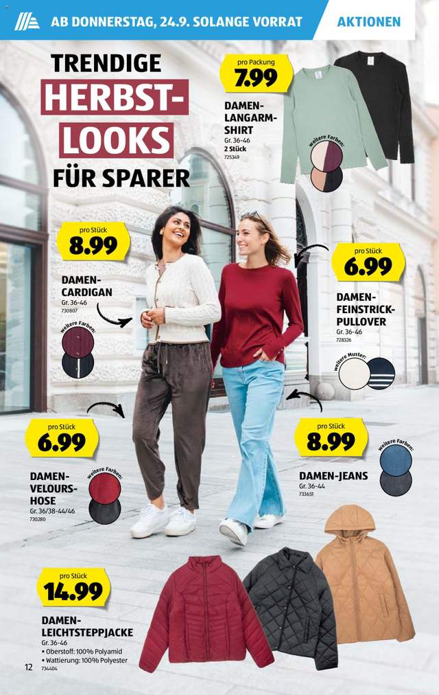 Neue Aldi Aktionen ab 24.09.
