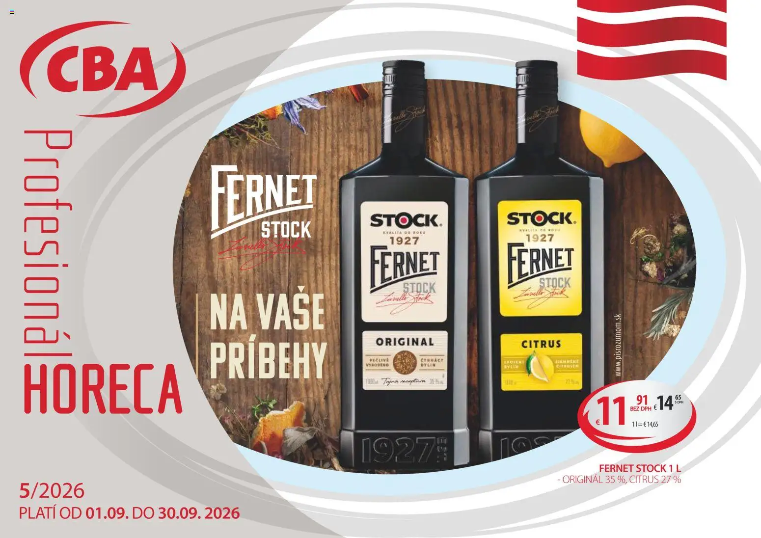 Náhľad CBA Verex letáku platného od 01.09.2026