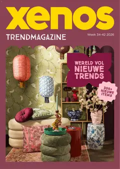 Voorbeeld van Xenos folder - Trendmagazine najaar van winkel Xenos geldig vanaf 17-08-2026