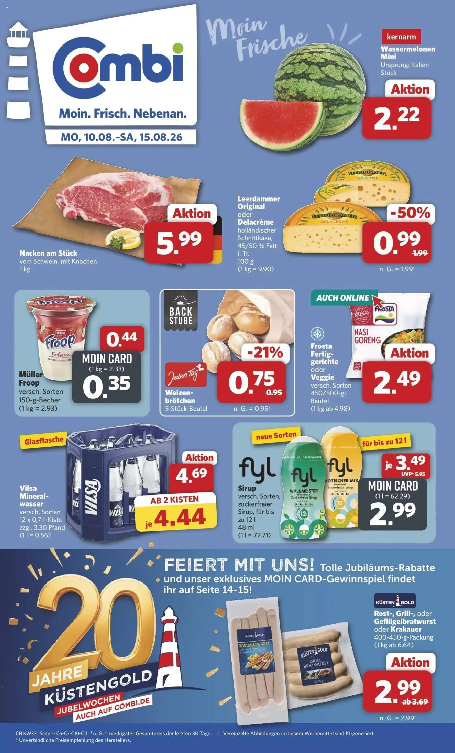 Vorschau von dem Prospekt des Geschäftes Combi, gültig ab dem 10.08.2026