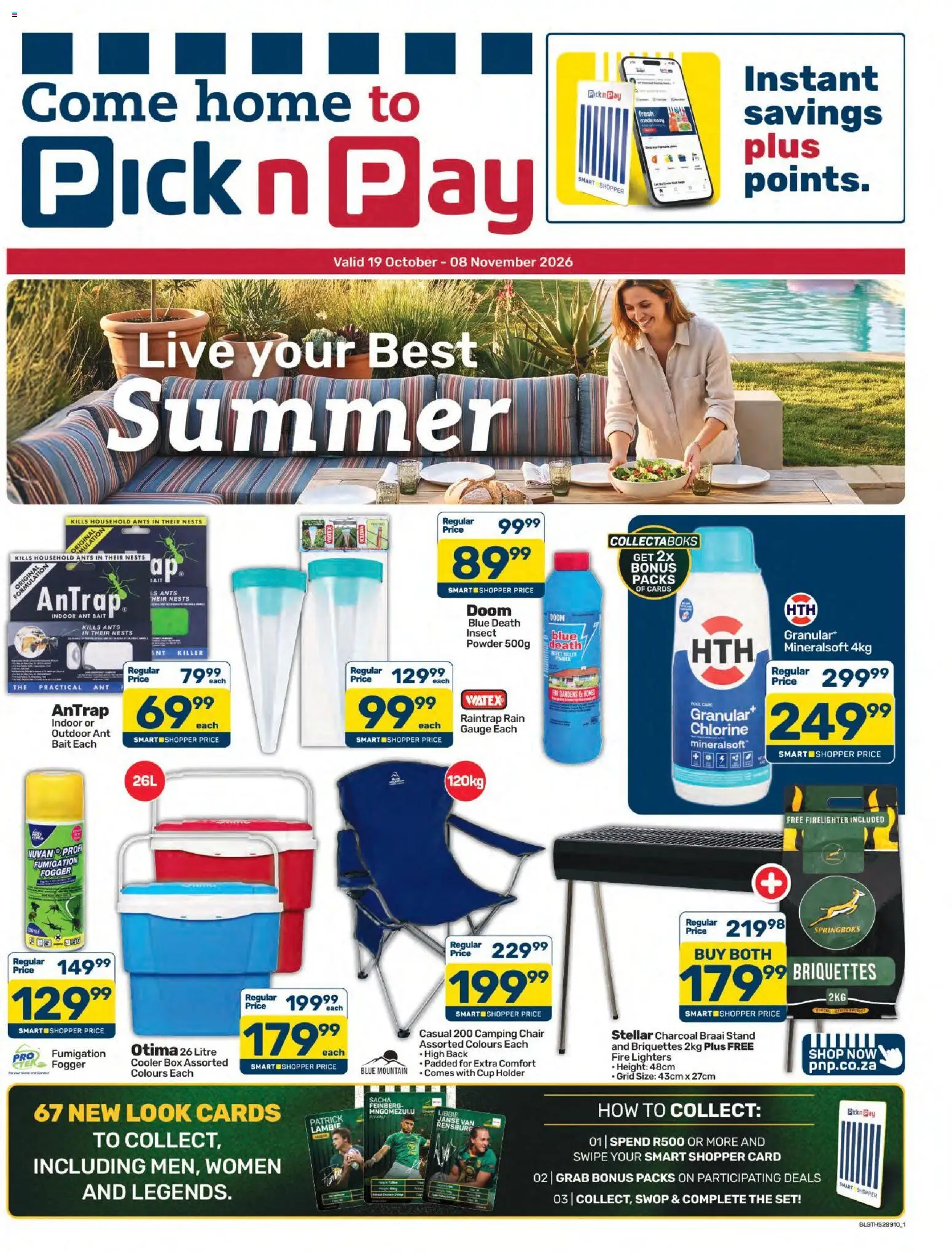 Preview of Pick n Pay flyer valid from 19/10/2026 - Chair, Box, Powder, Cooler