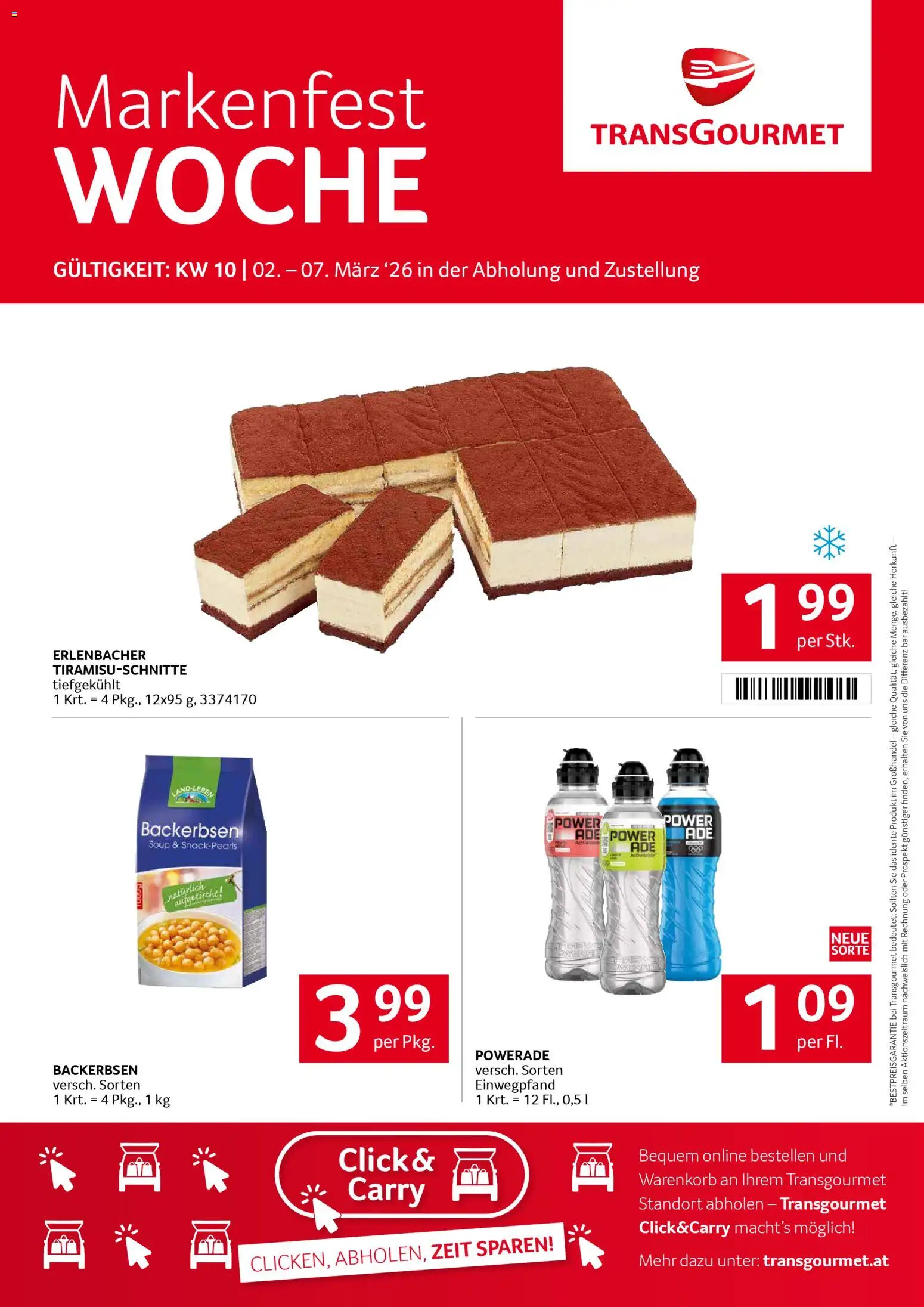 Vorschau der Angebote: Transgourmet Markenfestwoche gültig ab 02.03.2026