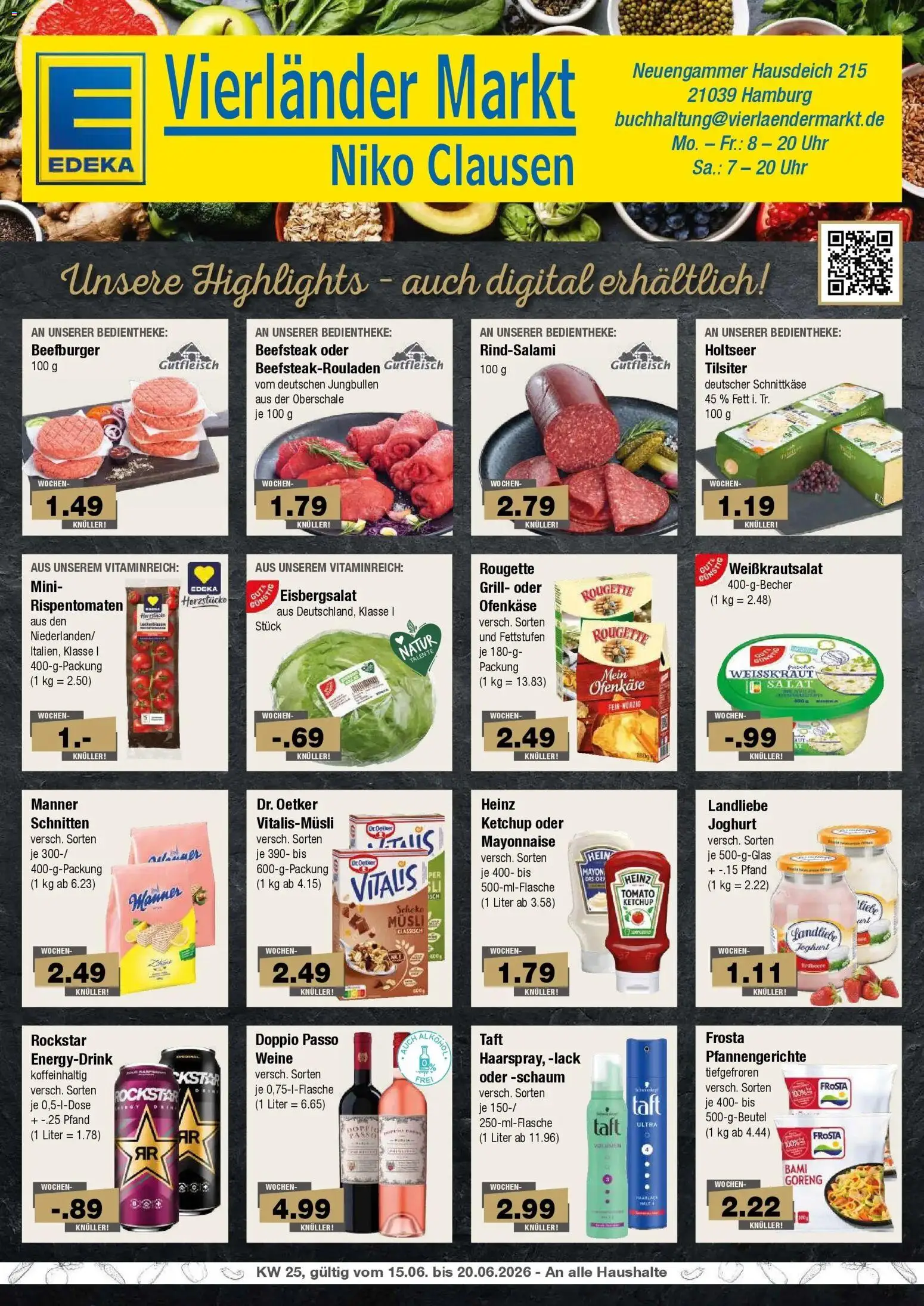 Vorschau von dem Prospekt des Geschäftes Edeka, gültig ab dem 14.06.2026