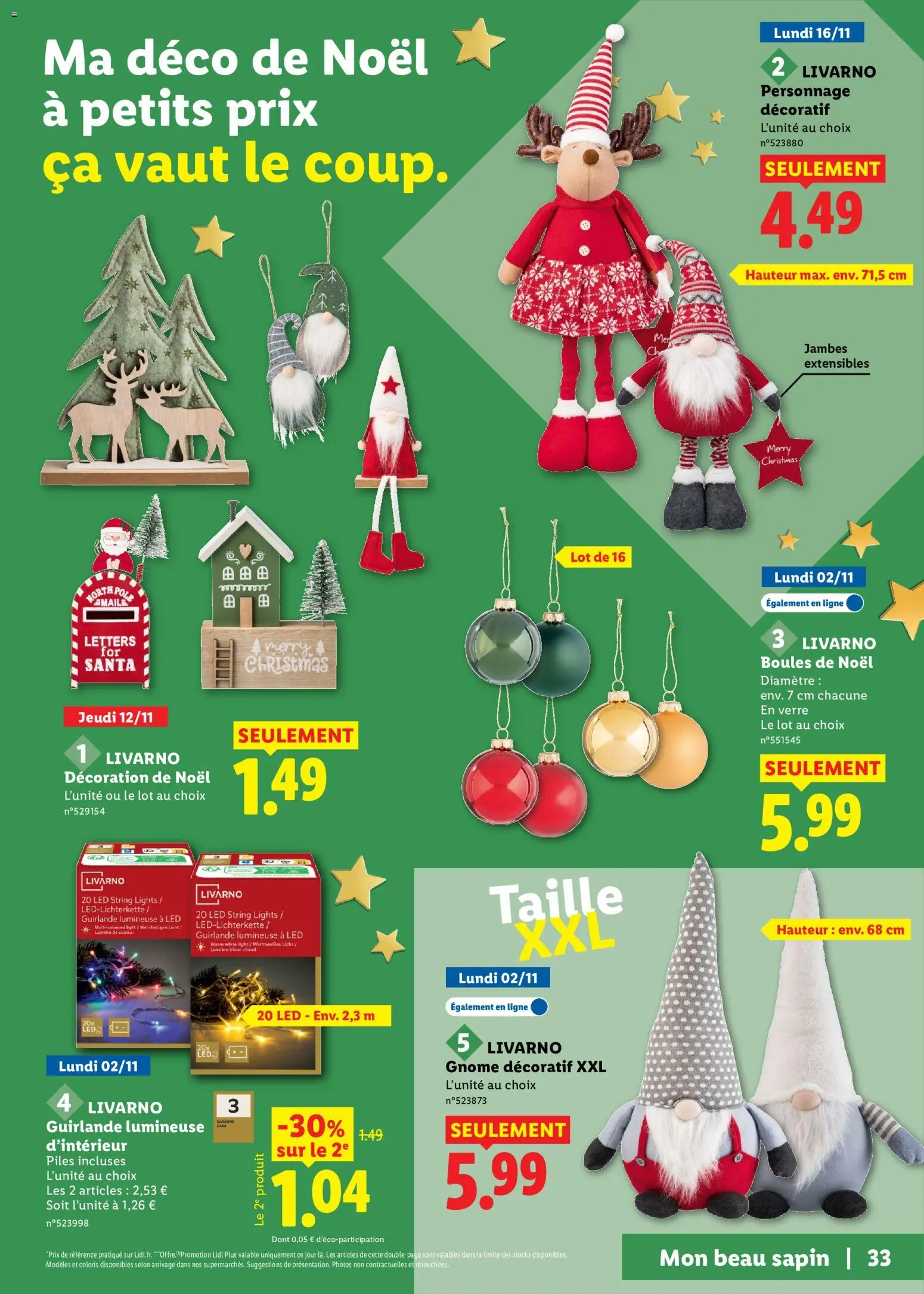 Prévisualisation de LIDL Catalogue de Noël du magasin LIDL formulaire valide 29/10/2026