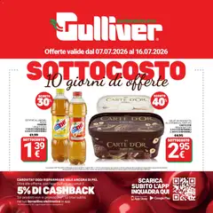 Anteprima dell'opuscolo Gulliver volantino dal negozio Gulliver valido da 07/07/2026