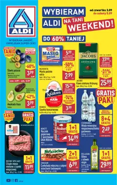 Pogląd gazetki "Aldi gazetka - Oferta weekendowa" ze sklepu Aldi ważnej od 03.09.2026