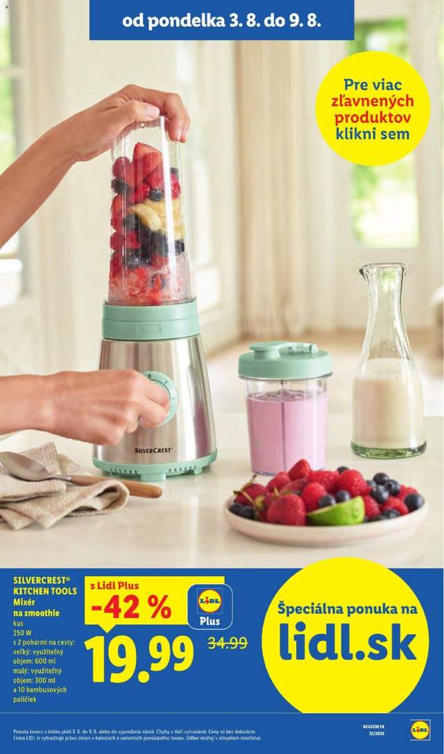 Nový Lidl leták od 03.08.