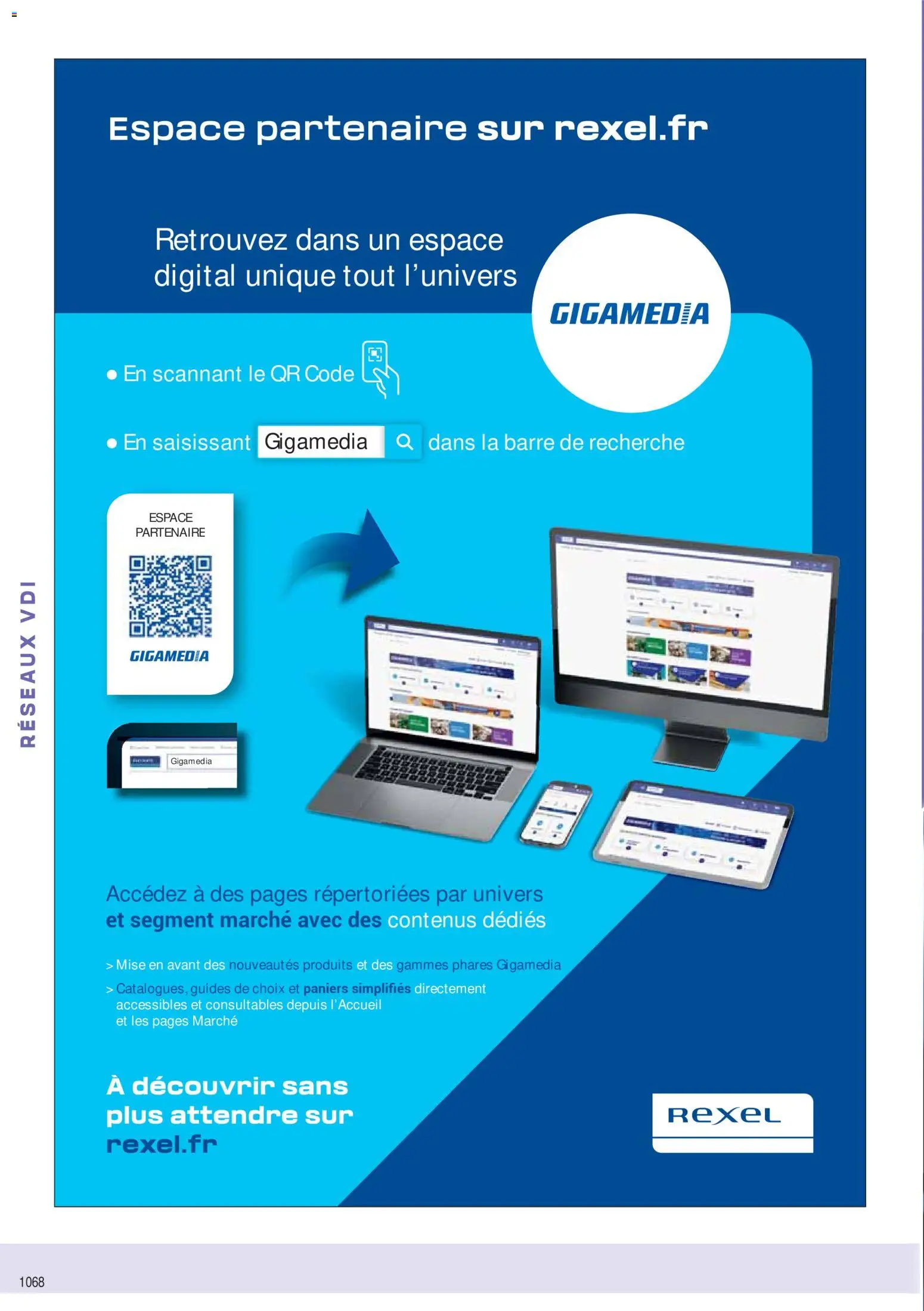 Prévisualisation de Réseaux Voix Données Images du magasin Rexel formulaire valide 01/11/2025