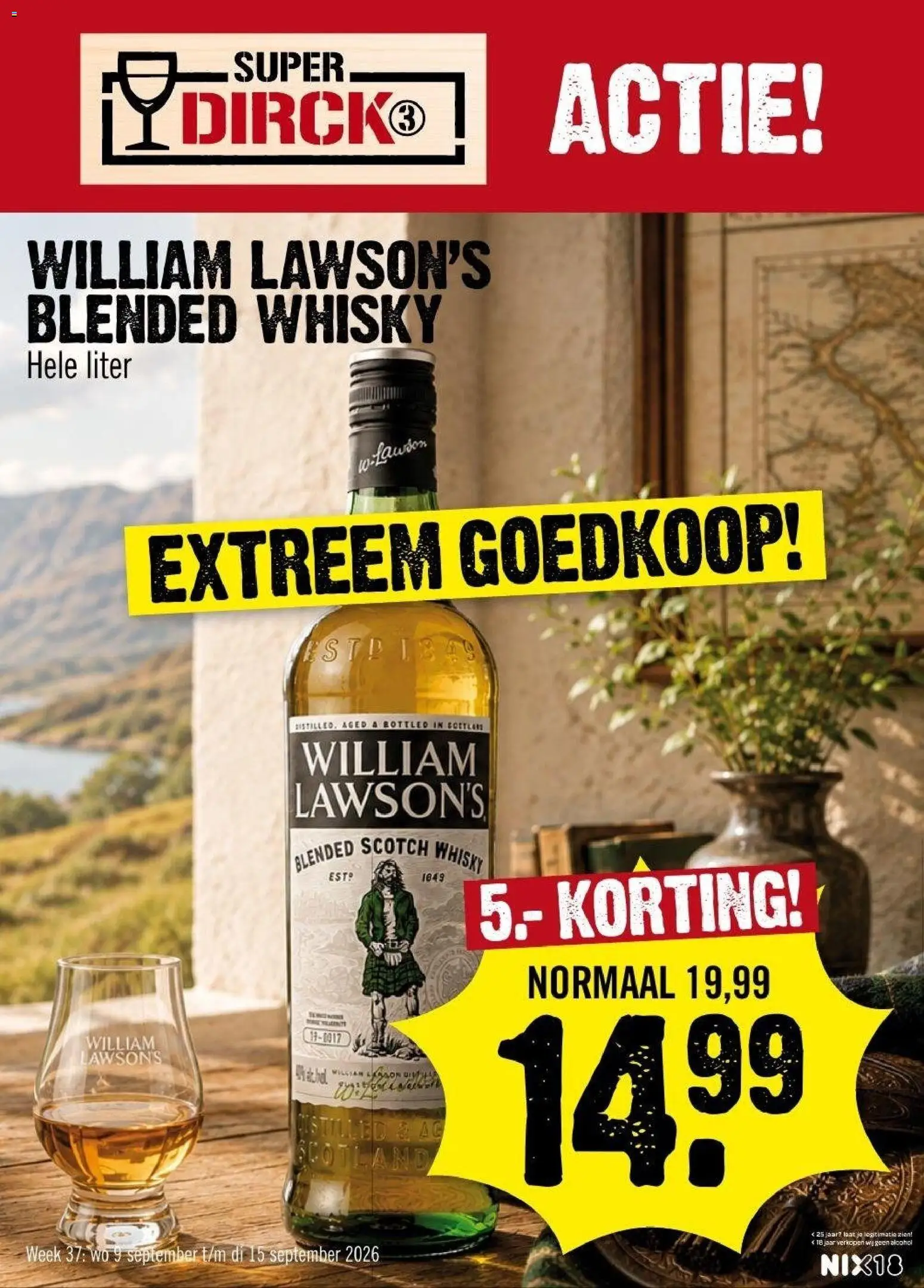 Voorbeeld van Dirk folder - Super Dirck 3 van winkel Dirk geldig vanaf 09-09-2026 - Alcohol, Whisky