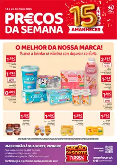 Pré-visualização do folheto da loja Amanhecer válida a partir de 14/05/2026