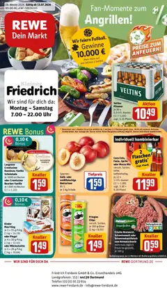 Vorschau von dem Prospekt des Geschäftes Rewe, gültig ab dem 13.07.2026