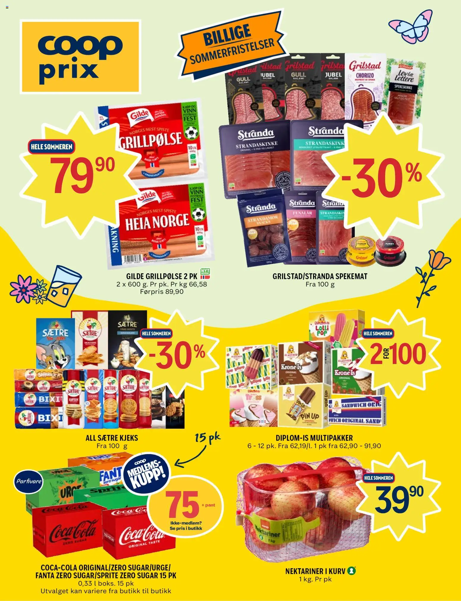 Forhåndsvis Coop Prix kundeavis fra butikk Coop Prix gyldig fra 22/06/2026