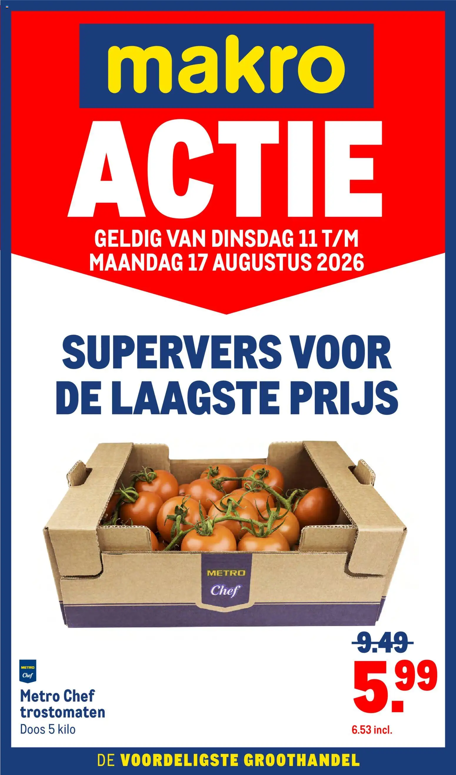 Voorbeeld van Makro folder - Versdeals van winkel Makro geldig vanaf 11-08-2026