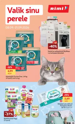 Rimi kliendilehe eelvaade alates 08.09.2026