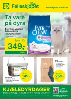 Forhåndsvis Felleskjøpet kundeavis fra butikk Felleskjøpet gyldig fra 26/10/2026
