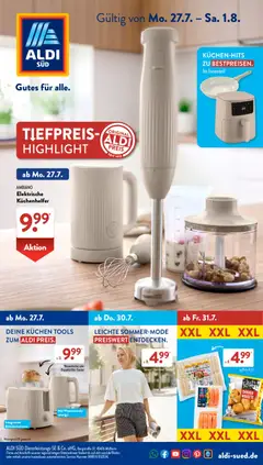 Vorschau von dem Prospekt des Geschäftes Aldi Süd, gültig ab dem 27.07.2026
