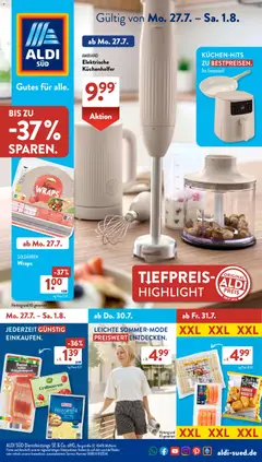 Vorschau von dem Prospekt des Geschäftes Aldi Süd, gültig ab dem 27.07.2026