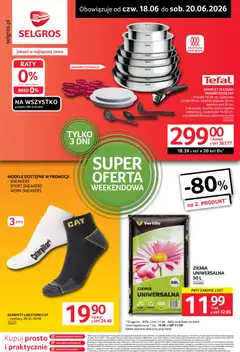 Pogląd gazetki "Selgros cash&carry gazetka - Oferta weekendowa" ze sklepu Selgros cash&carry ważnej od 18.06.2026
