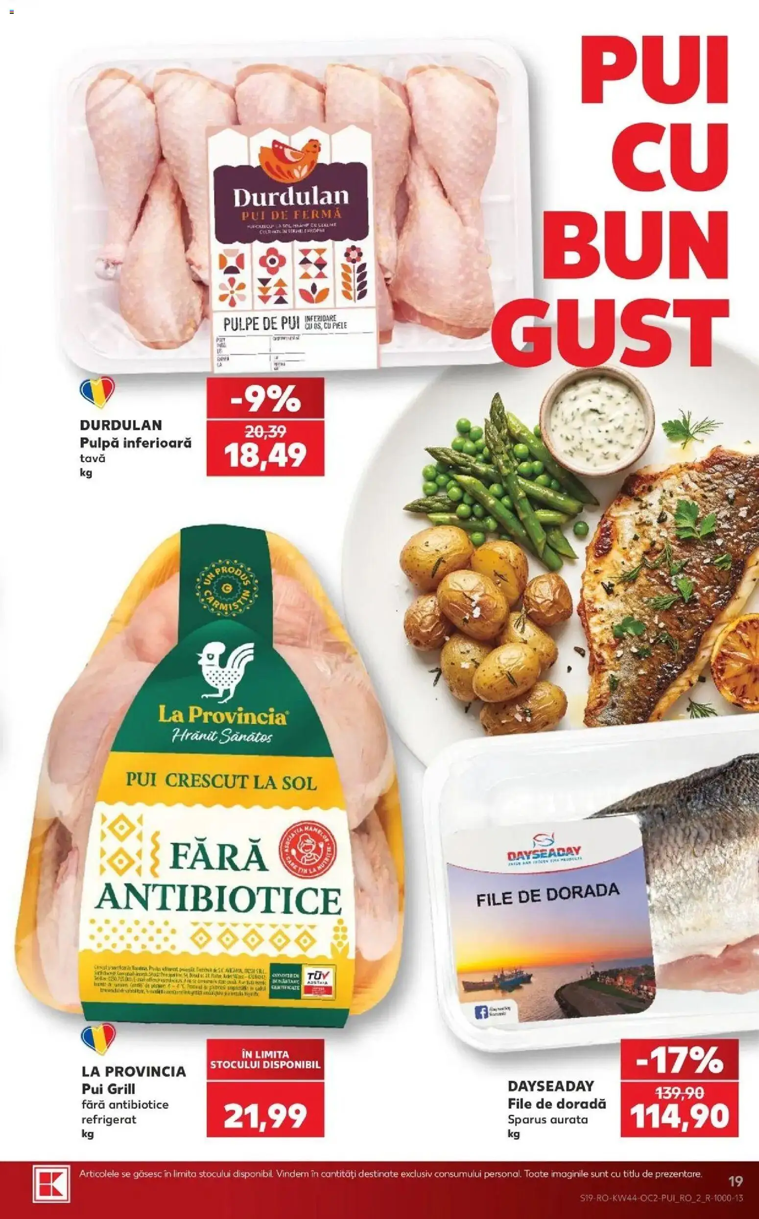 Previzualizarea de cataloage: Kaufland Kaufland Codlea valabil de la 28.10.2026 - Grill, Pui, La provincia, Tava, Pui grill, Dayseaday