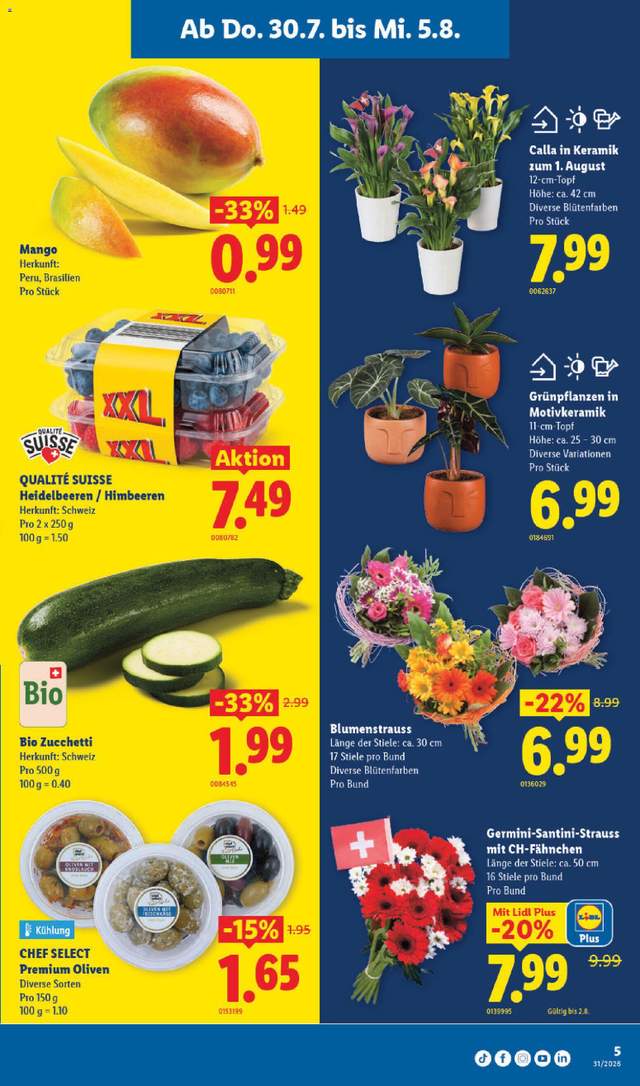 Neue Lidl Aktionen ab 30.07.