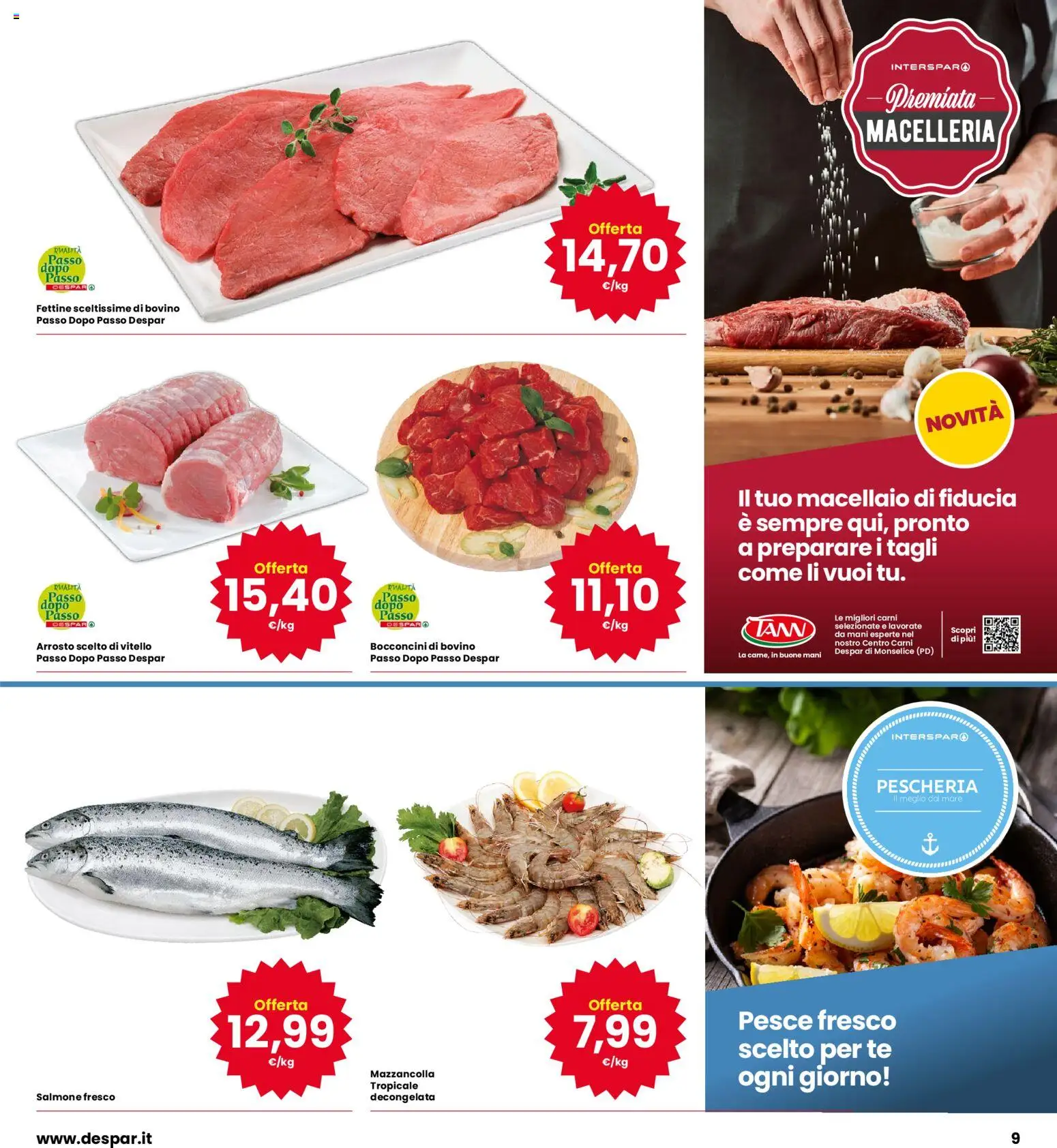Anteprima dell'opuscolo Eurospar volantino Schio dal negozio Eurospar valido da 22/10/2026 - Pesce, Salmone, Bovino, Vitello, Arrosto, Tè, Salmone fresco
