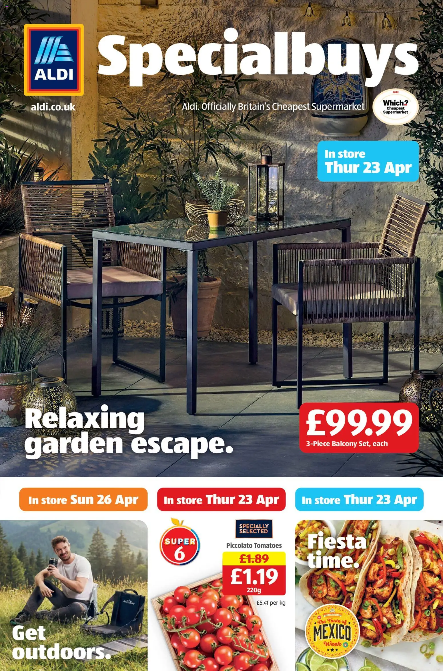 Preview of Aldi Aldi - Weekly offers UK Specialbuys valid from 23/04/2026