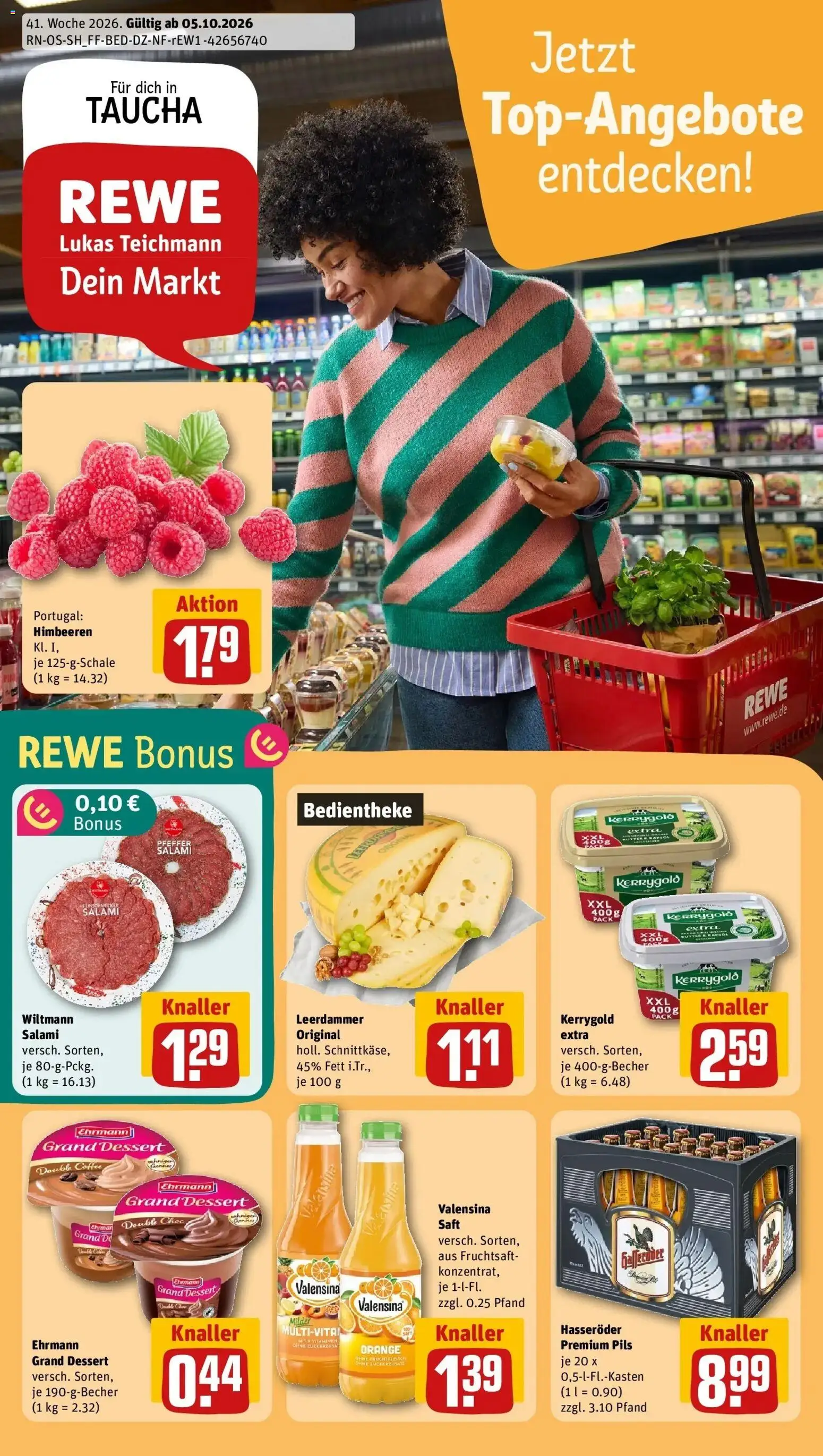 Vorschau von dem Prospekt des Geschäftes Rewe, gültig ab dem 05.10.2026