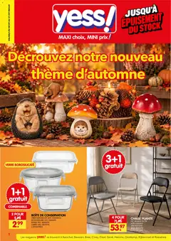 Prévisualisation de yess! Publicité du magasin yess! formulaire valide 08/09/2026
