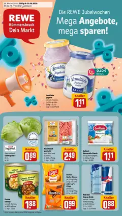 Vorschau von dem Prospekt des Geschäftes Rewe, gültig ab dem 21.09.2026