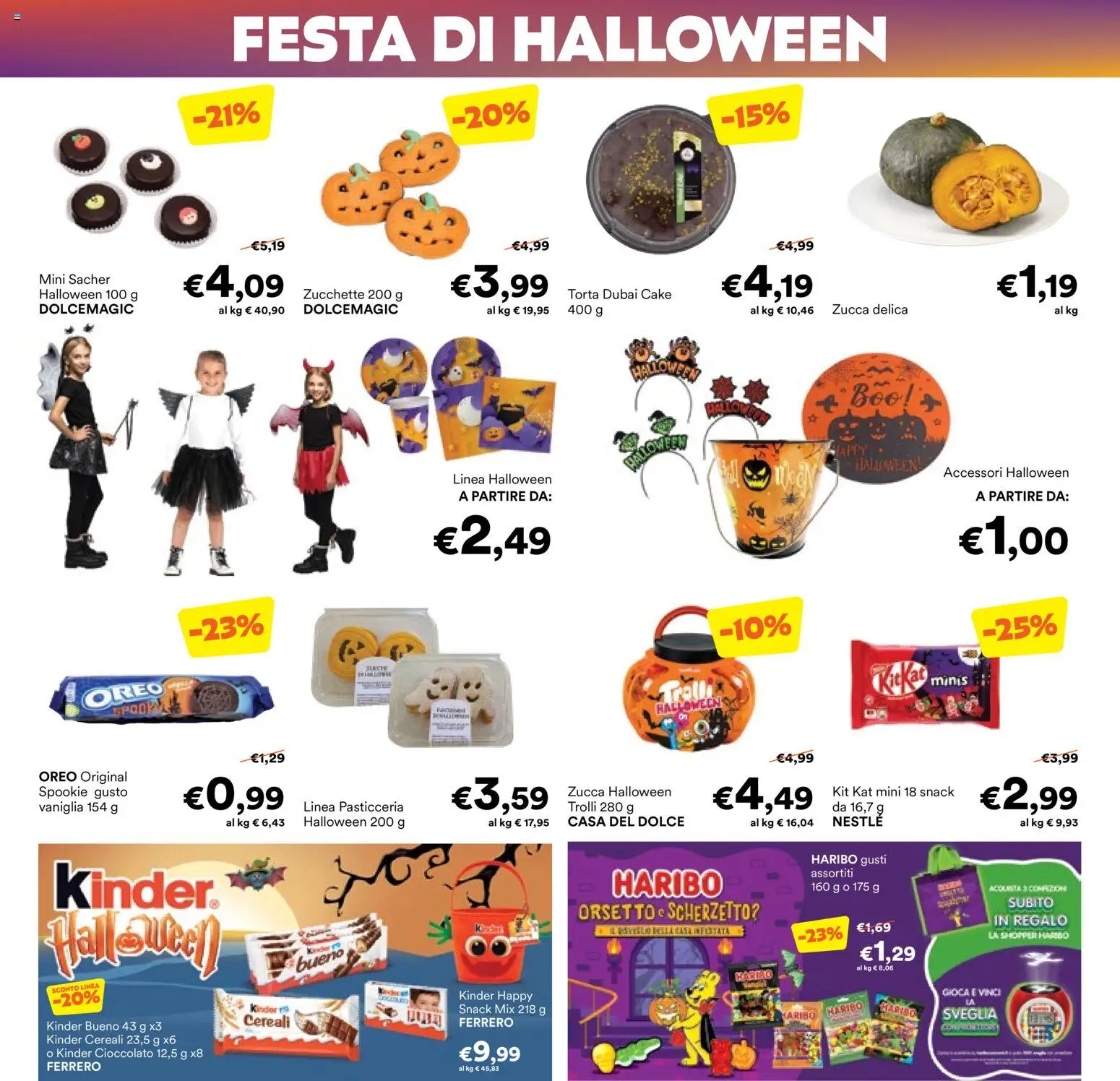 Anteprima dell'opuscolo Unes volantino dal negozio Unes valido da 19/10/2026 - Torta, Sveglia, Zucca, Cioccolato, Cereali, Oreo, Vaniglia