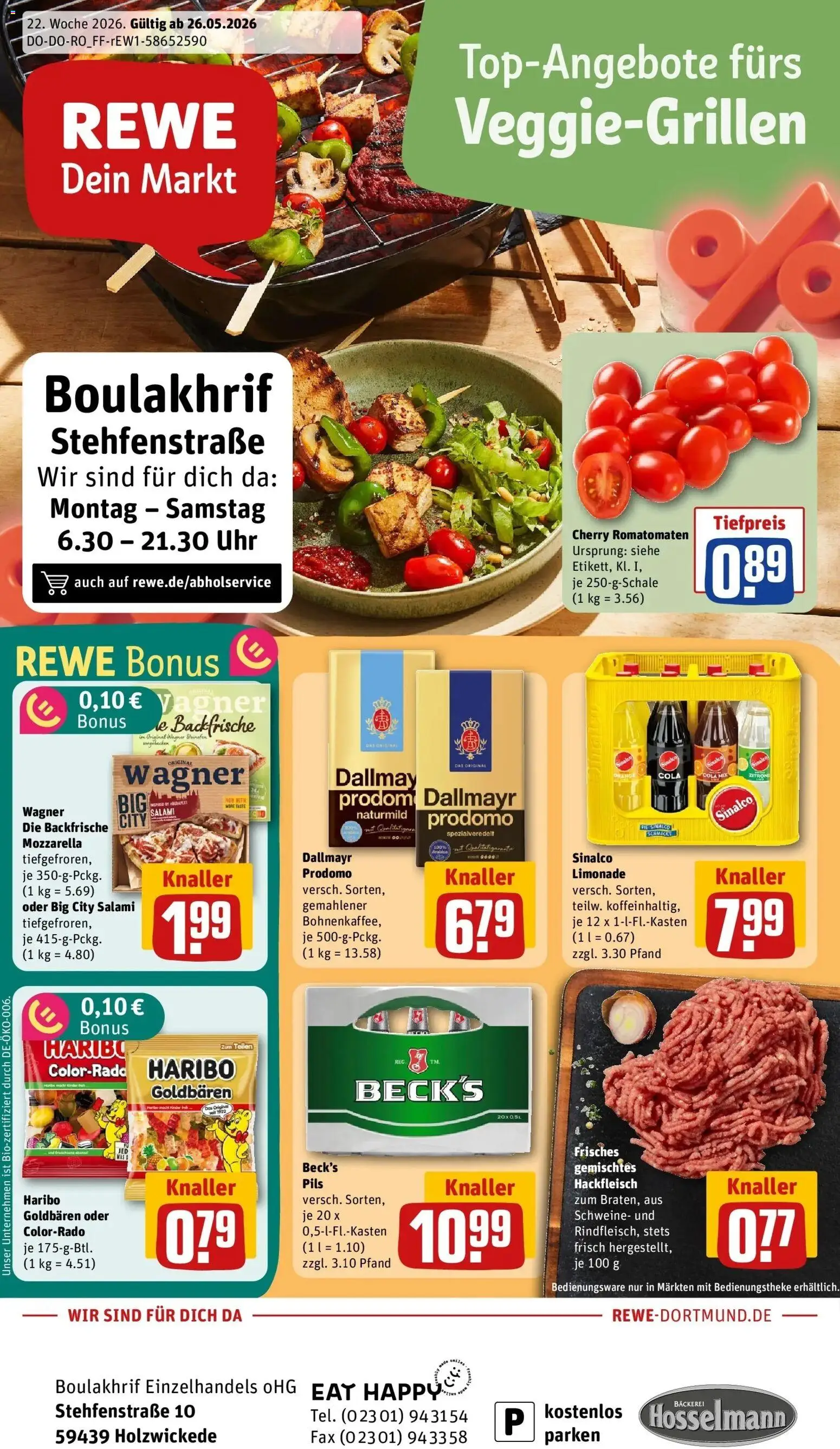 Vorschau von dem Prospekt des Geschäftes Rewe, gültig ab dem 26.05.2026