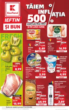 Kaufland RO - Kaufland RO akciós újság megtekintése, amely érvényes 2026.06.17.-től