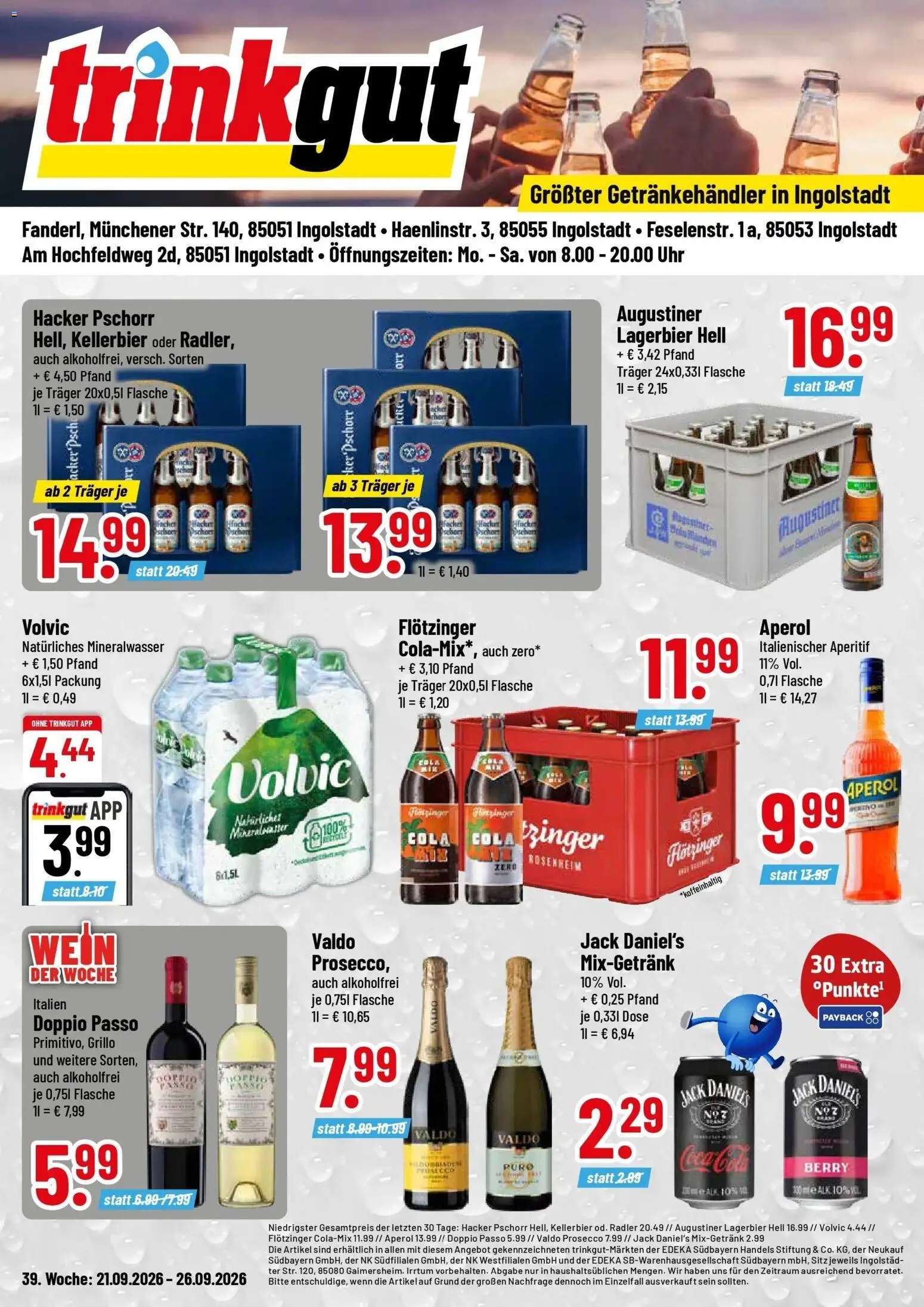 Vorschau von dem Prospekt des Geschäftes Trinkgut, gültig ab dem 21.09.2026