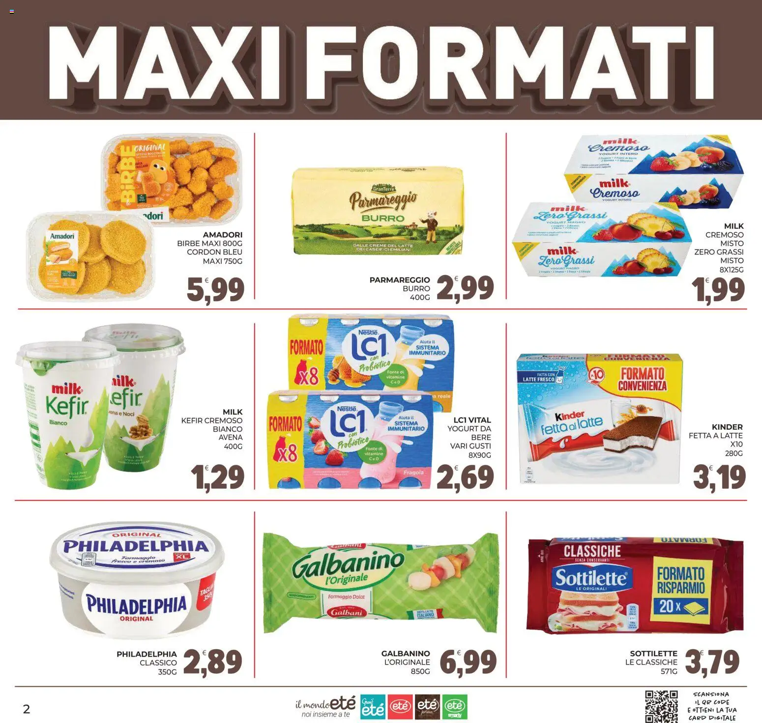 Anteprima dell'opuscolo Eté volantino Prime dal negozio Eté valido da 23/10/2026 - Kefir, Latte, Noci, Formaggio, Yogurt, Burro, Tè