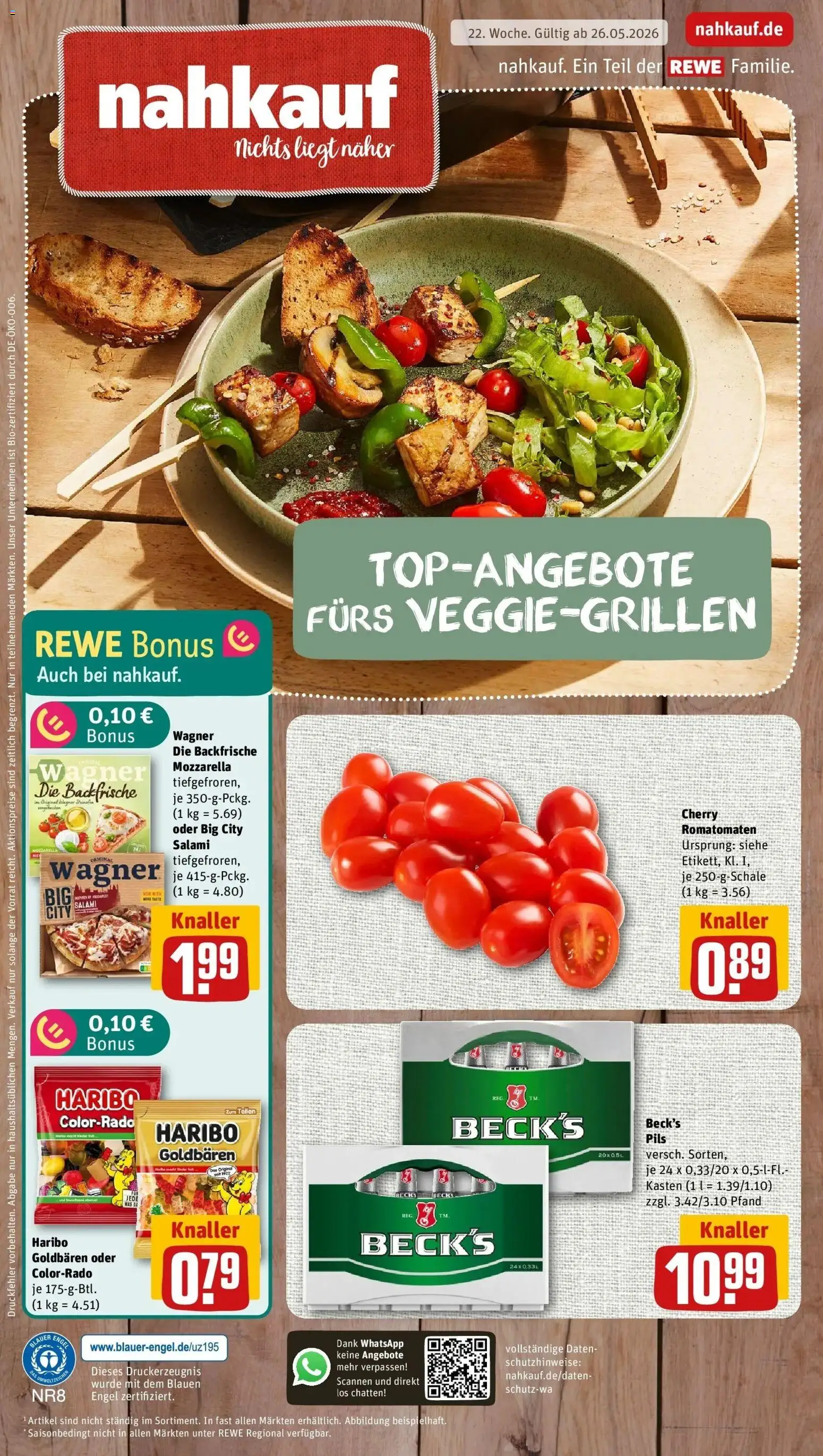 Vorschau von dem Prospekt des Geschäftes Rewe, gültig ab dem 26.05.2026