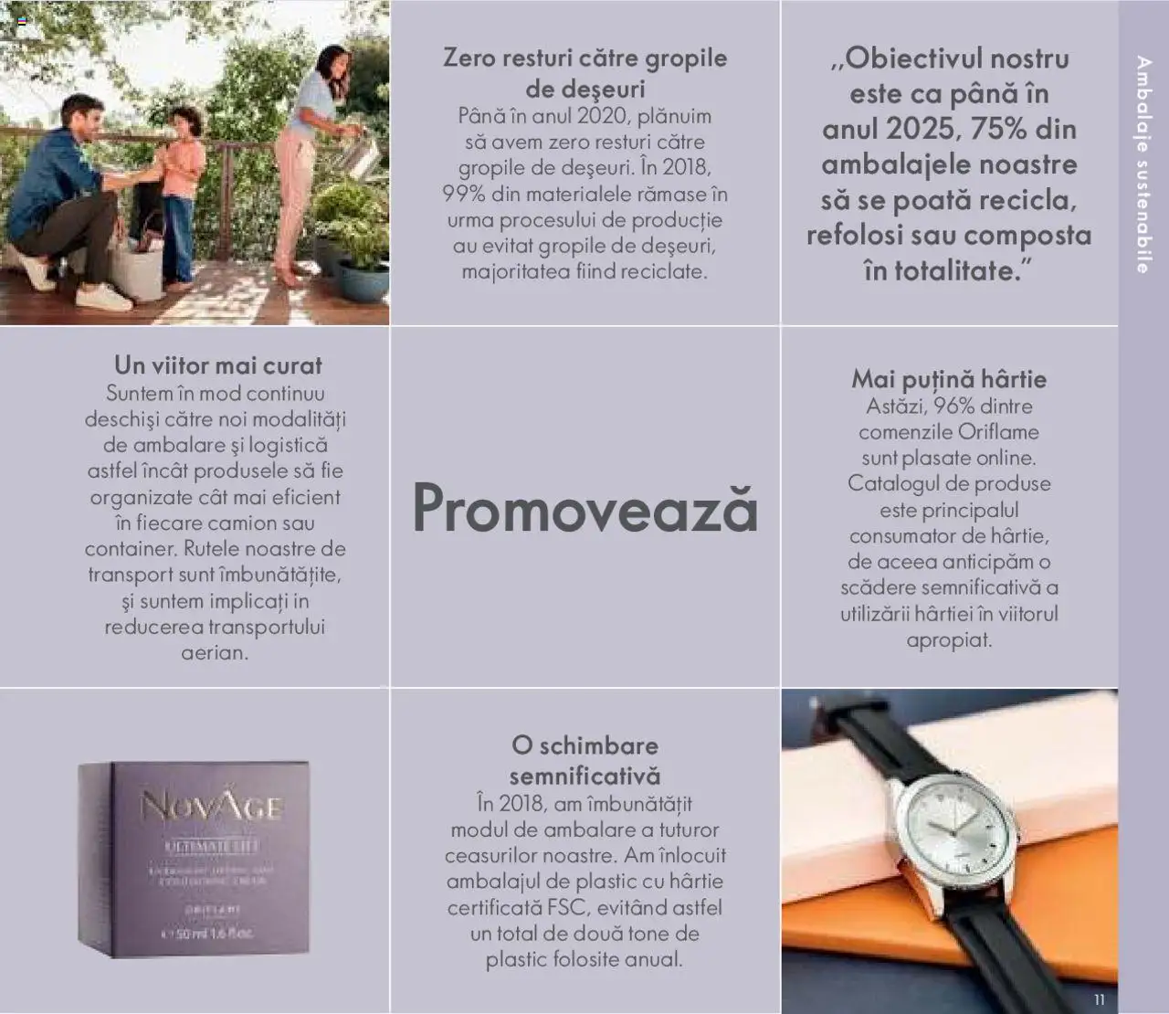 Previzualizarea de cataloage: Oriflame Catalog - Broșură Sustenabilitate valabil de la 25.10.2020