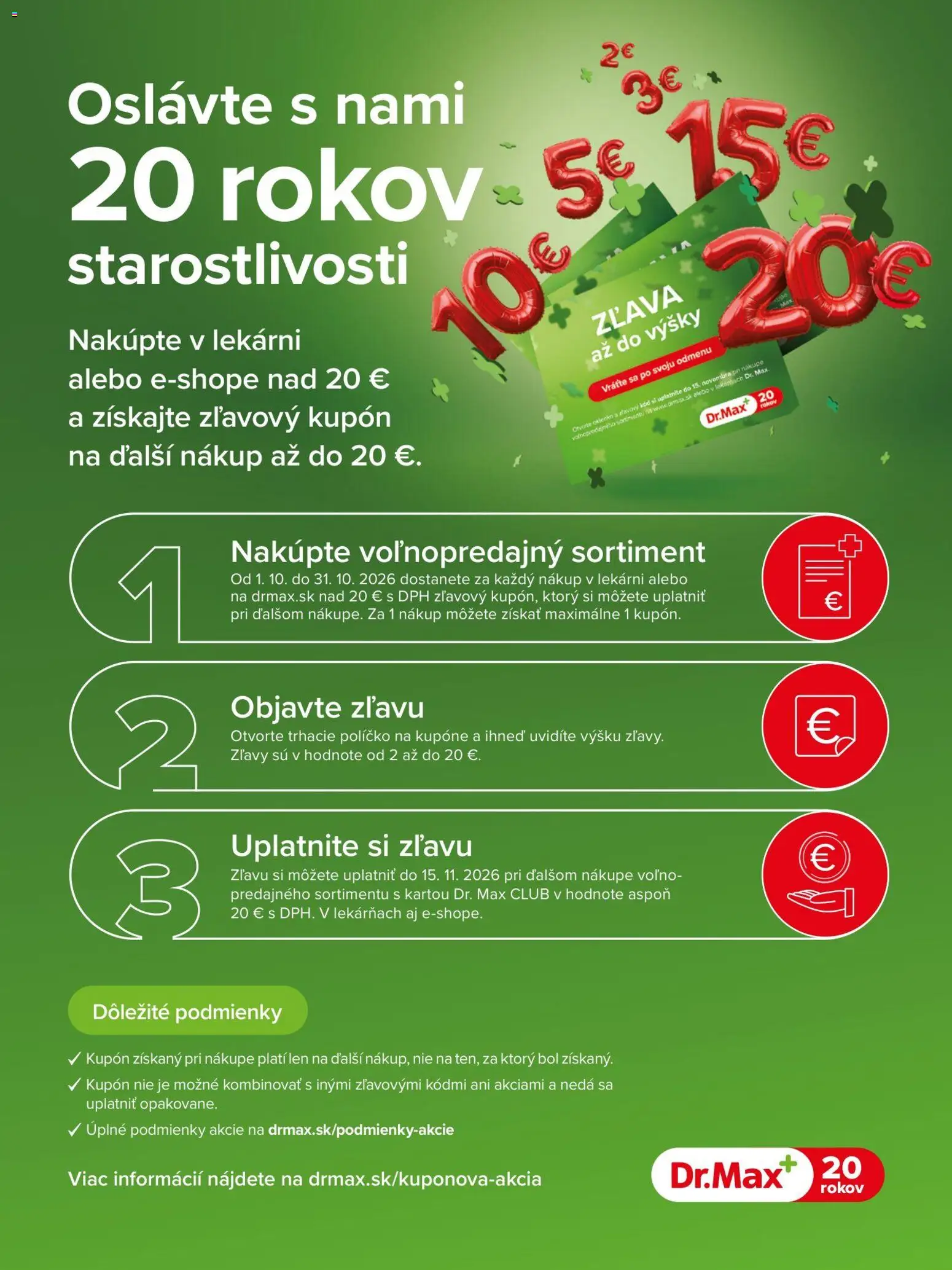Náhľad Dr. Max letáku platného od 01.10.2026