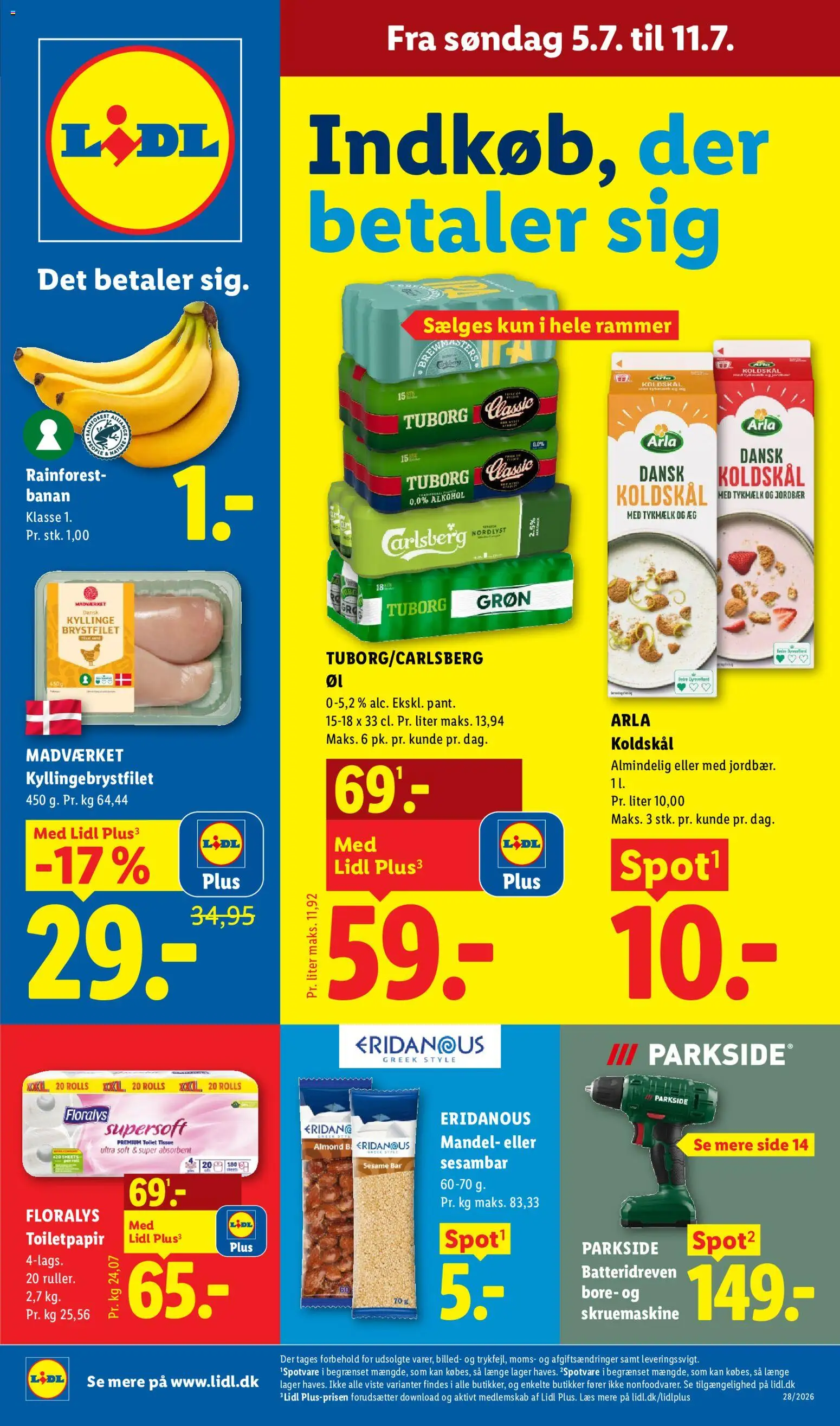 Eksempel på tilbudsavis Lidl - Tilbudsavis fra butik Lidl gyldig fra 05/07/2026