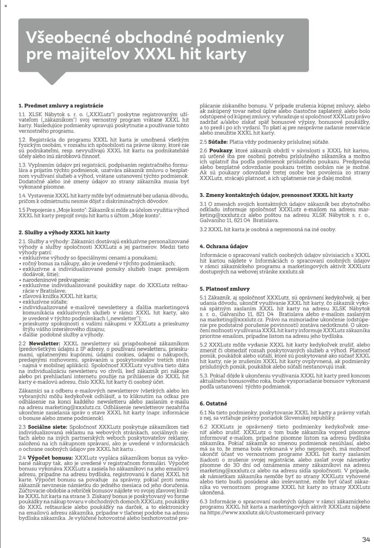 Náhľad XXXLutz letáku platného od 01.02.2026 - Nábytok