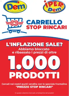 Anteprima dell'opuscolo DEM volantino 1000 Prodotti dal negozio DEM valido da 30/06/2026