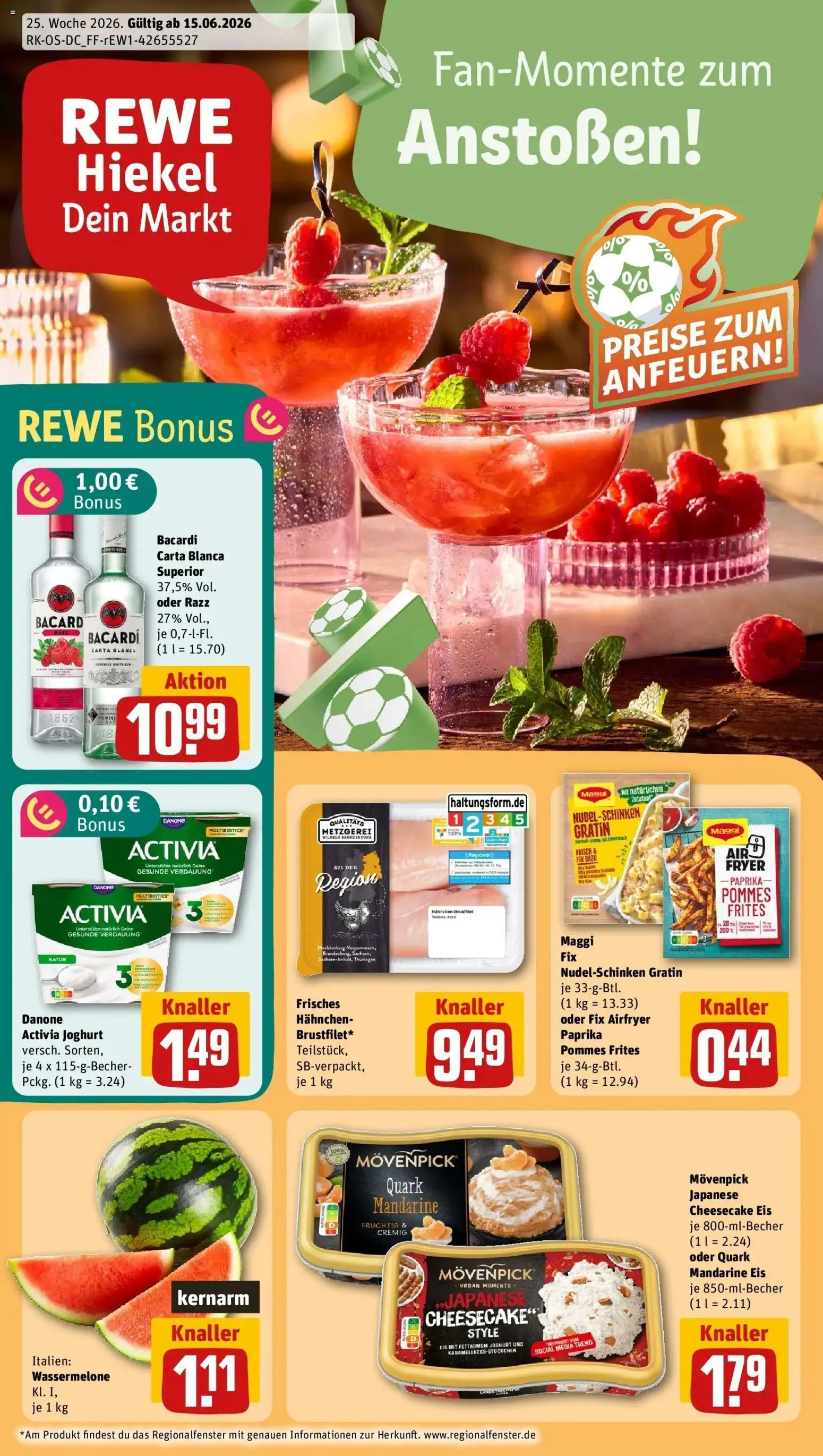 Vorschau von dem Prospekt des Geschäftes Rewe, gültig ab dem 14.06.2026