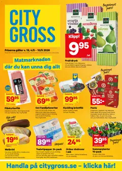 Förhandsgranska reklamblad City Gross erbjudanden från butik City Gross gäller från 04/05/2026
