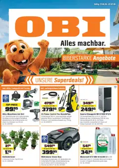 Vorschau des Merkblatts OBI aktionen vom Shop OBI gültig von 17.06.2026 bis 07.07.2026